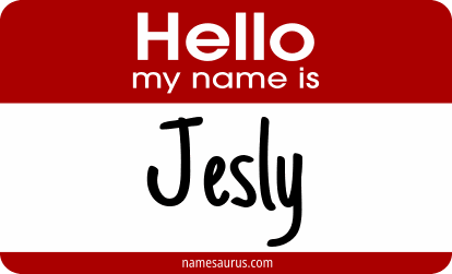 Hello my name is Jesly png download