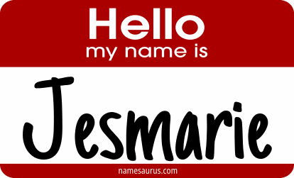 Hello my name is Jesmarie png download