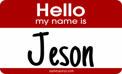 Hello my name is Jeson png download