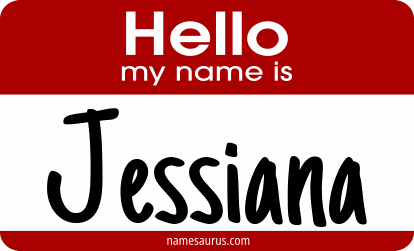 Hello my name is Jessiana png download