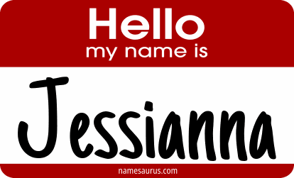 Hello my name is Jessianna png download