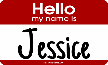 Hello my name is Jessice png download