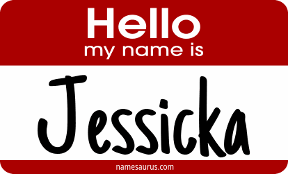 Hello my name is Jessicka png download