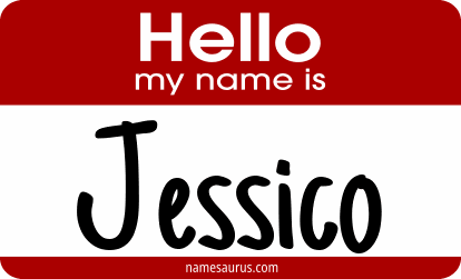 Hello my name is Jessico png download