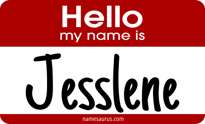 Hello my name is Jesslene png download