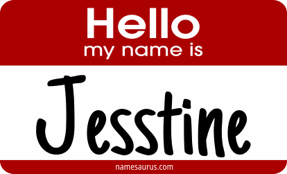 Hello my name is Jesstine png download