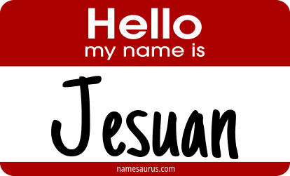 Hello my name is Jesuan png download
