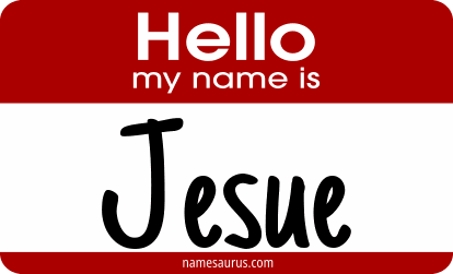 Hello my name is Jesue png download