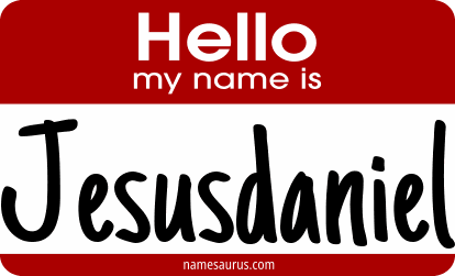 Hello my name is Jesusdaniel png download