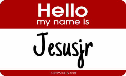 Hello my name is Jesusjr png download