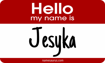 Hello my name is Jesyka png download