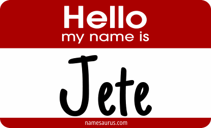 Hello my name is Jete png download