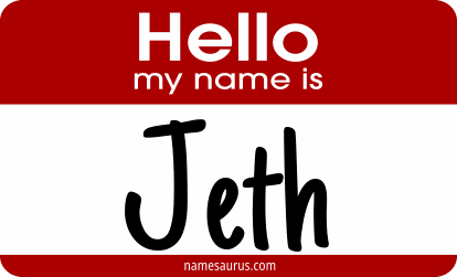 Hello my name is Jeth png download