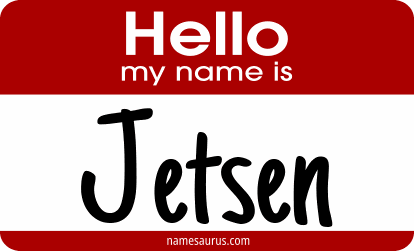 Hello my name is Jetsen png download