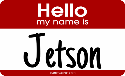 Hello my name is Jetson png download