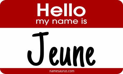 Hello my name is Jeune png download