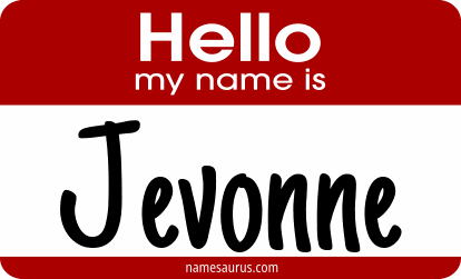 Hello my name is Jevonne png download