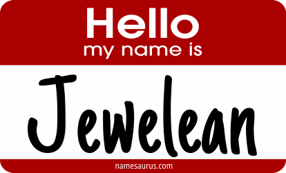 Hello my name is Jewelean png download