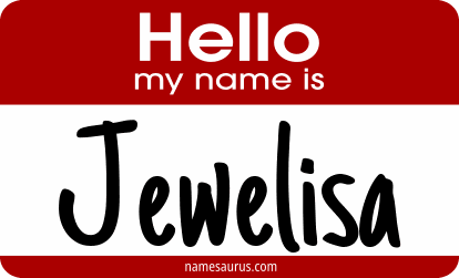 Hello my name is Jewelisa png download