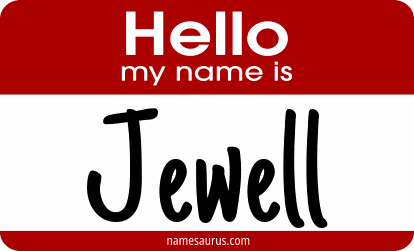 Hello my name is Jewell png download