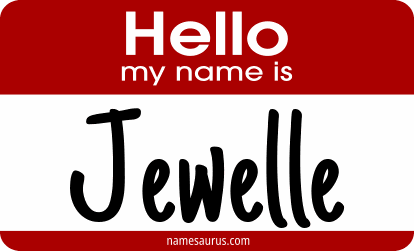 Hello my name is Jewelle png download