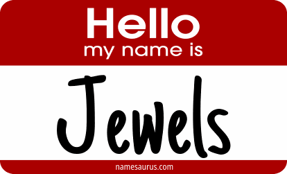 Hello my name is Jewels png download