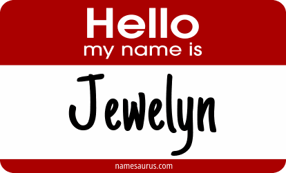 Hello my name is Jewelyn png download