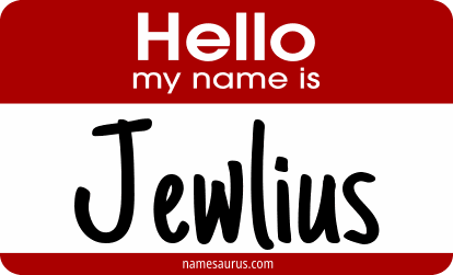 Hello my name is Jewlius png download