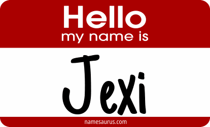 Hello my name is Jexi png download