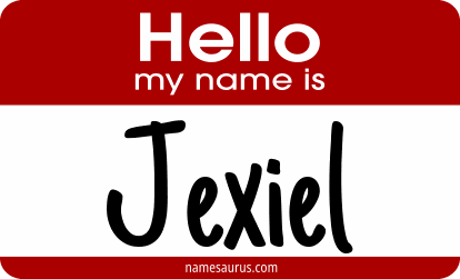 Hello my name is Jexiel png download