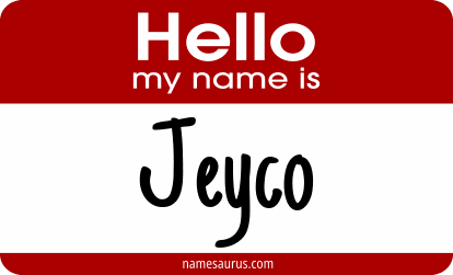 Hello my name is Jeyco png download
