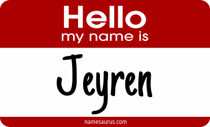 Hello my name is Jeyren png download