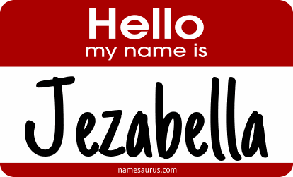 Hello my name is Jezabella png download