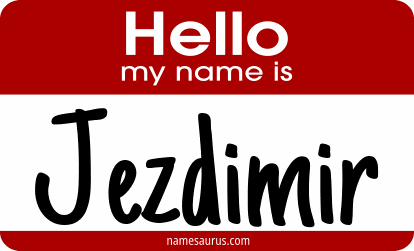 Hello my name is Jezdimir png download