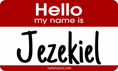 Hello my name is Jezekiel png download