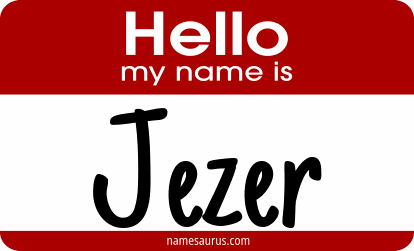 Hello my name is Jezer png download