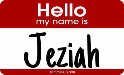 Hello my name is Jeziah png download