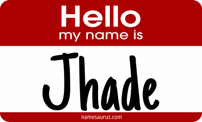 Hello my name is Jhade png download