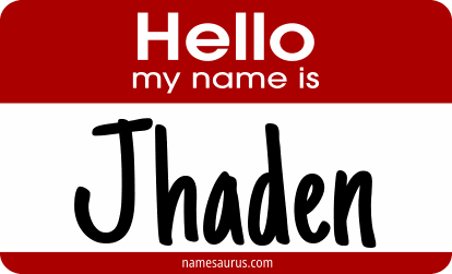Hello my name is Jhaden png download