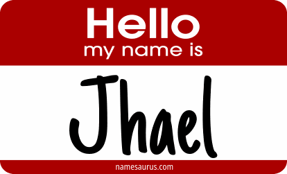 Hello my name is Jhael png download
