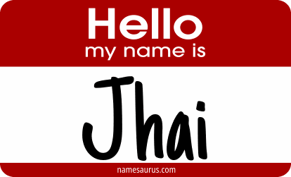 Hello my name is Jhai png download