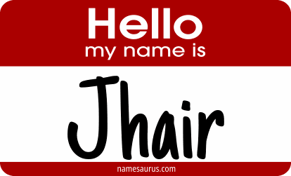 Hello my name is Jhair png download