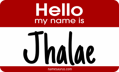 Hello my name is Jhalae png download