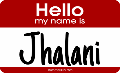 Hello my name is Jhalani png download