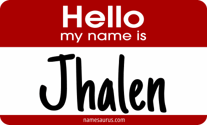 Hello my name is Jhalen png download