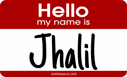 Hello my name is Jhalil png download