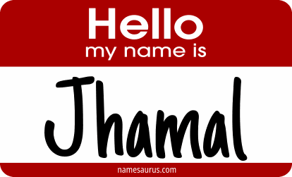 Hello my name is Jhamal png download