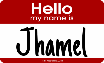 Hello my name is Jhamel png download