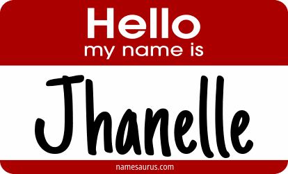 Hello my name is Jhanelle png download
