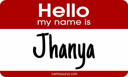 Hello my name is Jhanya png download